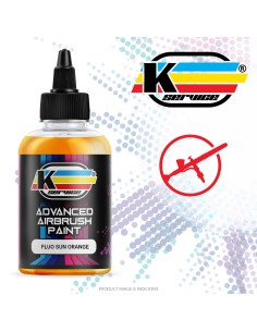 Colore Acrilico Fluorescente Sun Orange ad Acqua per...