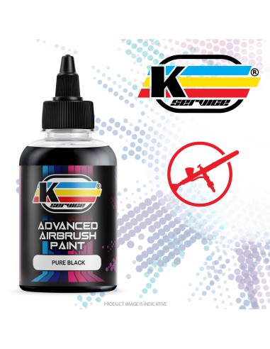 Color acrílico profundo negro para aerógrafo opaco 50ml