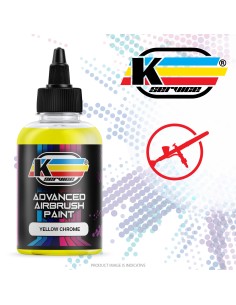 Colore Giallo Cromo Acrilico Per Aerografo Opaco 50ml