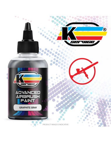 Color gris acrílico grafito para aerógrafo opaco 50ml