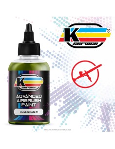 Farbe Olivgrün Acryl für Luftbrush Matt 50ml