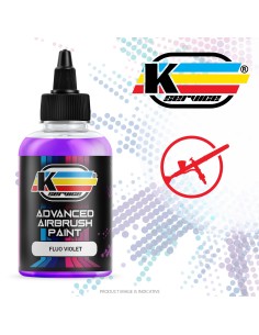 Fluoreszierende Farbe Lila zu Lösungsmittel für Airbrush