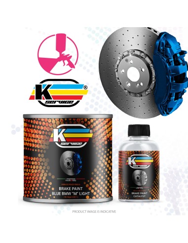 Brake Caliper Hi Heat Paint 2K Blu Light BMW - 180gr