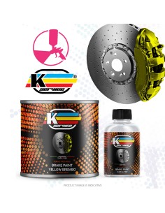 Brake Caliper Hi Heat Paint 2K Yellow Modena Brembo - 180gr