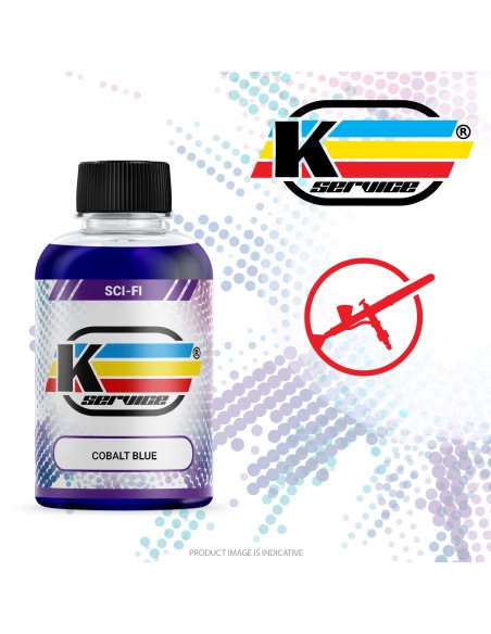 Fiat Blue Dark Kobalt Öl Acryl Farbe für Airbrush - 30ML