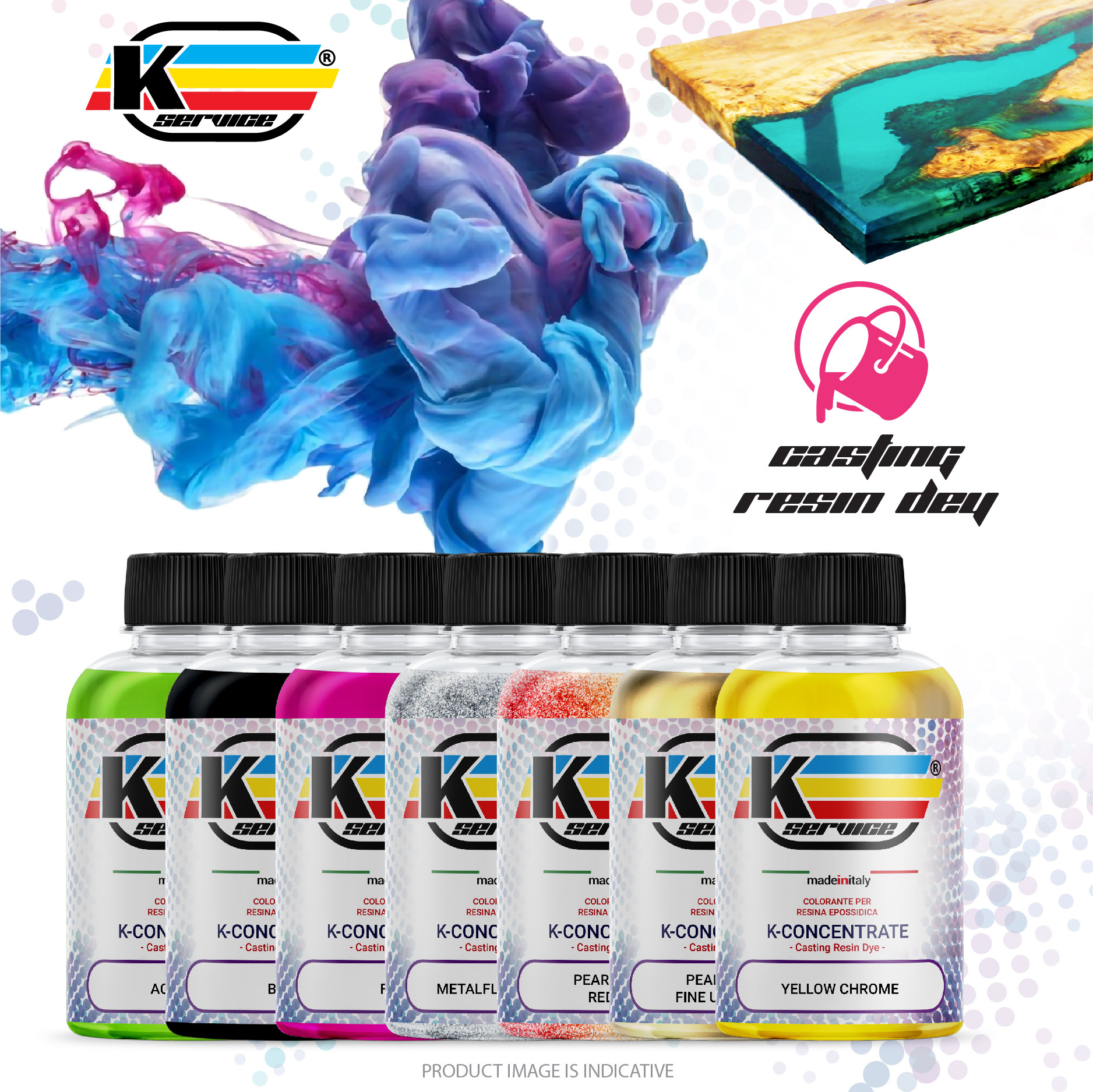 Resina epossidica Colorante colorante pigmento 24 colori Colorante liquido  condensato con frangrance contagocce Design per