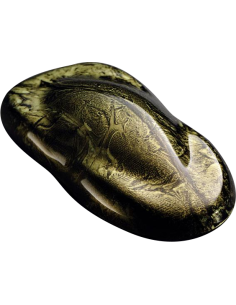 Marblized Airbrush Custom Paint Gold 2