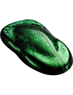 Marblized Airbrush Custom Paint Green 2