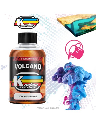 Epoxy Pearlescent Pigments Volcano Orange - 20ml