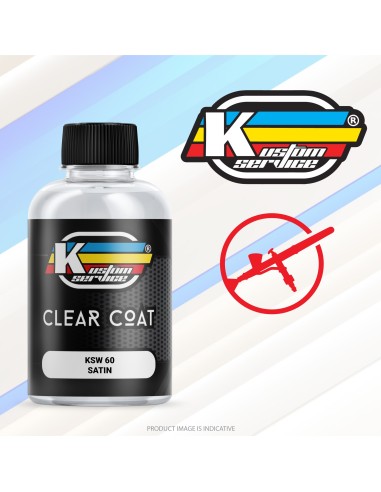 Acrylic Satin Clear Coat for Scale Model KSW60 - 50ml