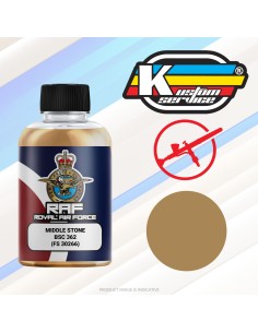 KSW100 Colore Acrilico Nero Lucido Ad Acqua Per Metallici - 50ML