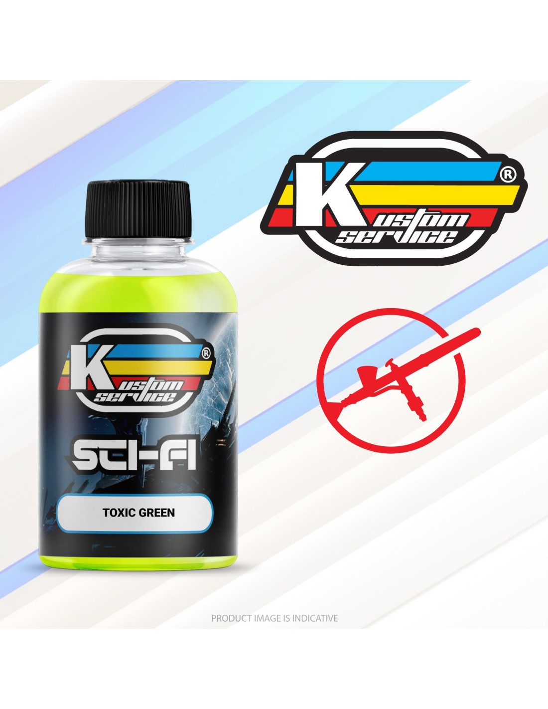 Toxic Green Acrylic Scale Model Airbrush Paint 30ML