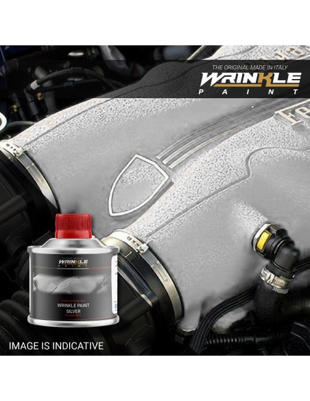Peinture Vermiculée Gris Argent Ferrari XL (Metal Gray) Haute Température - 500g