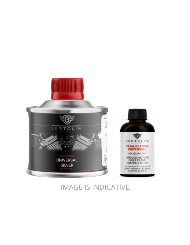 Paint Gray Metallic Satin Engine 2K High Temperature - 250gr