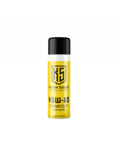 Trasparente Acrilico ad Acqua Semi Lucido KSW60 per Modellismo - 30ml