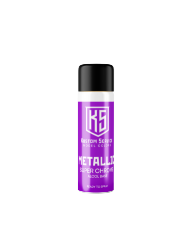 Vernice Metallica Super Chrome Base Alcol Pronto Uso 20ml