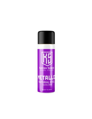 Vernice Metallica Natural Steel per Modellismo Base Alcol 20ml