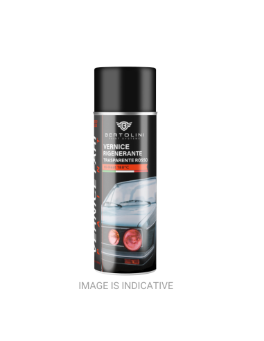 Blackout Spray Faros Transparente Rojo Brillante