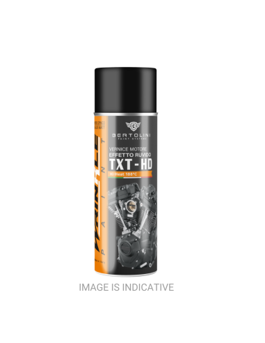 Hochtemperatur Spray Spray Farbe Texturiert Geprägt Schwarz Matt - 400ml