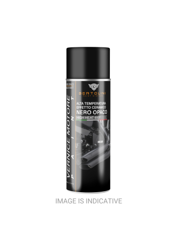 NERO OPACO 1K - Vernice Motore Spray Alta Temperatura - 400Ml