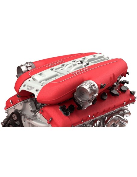 Peinture Vermiculée XL Rouge Ferrari Haute Température pour Moteur - 500g