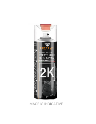 Spray 2K Engine And Brake Caliper Paint Black Satin - 400ml