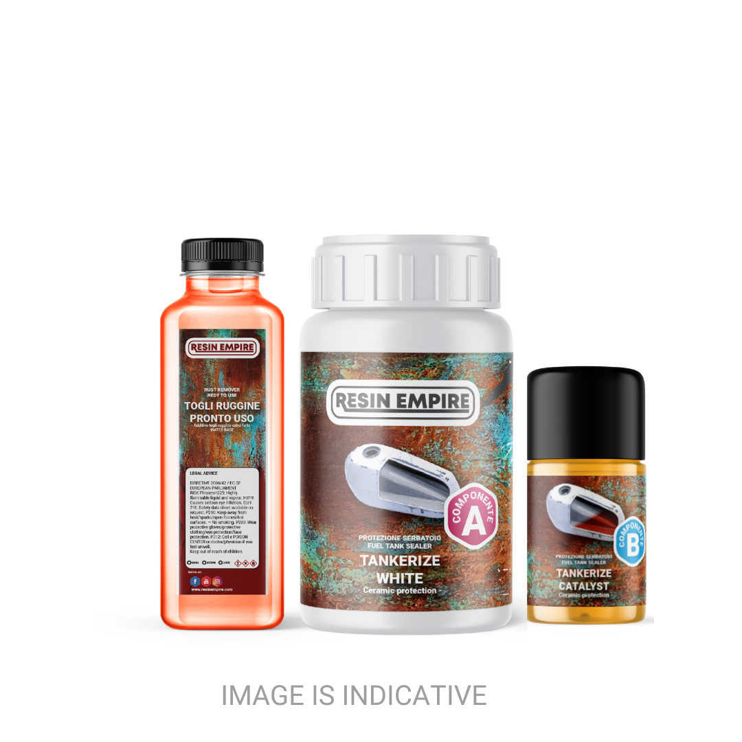 SafeTank Kit Bonifica Serbatoi - Trattamento Anticorrosivo Per Moto E Auto (Versione Mini) - Foto 7