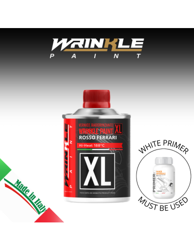 Pintura Vermiculada XL Rojo Ferrari Alta Temperatura para Motor - 500g