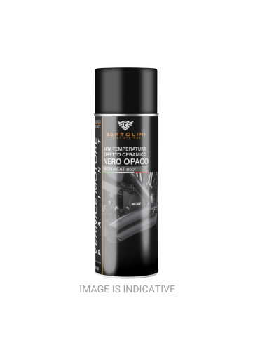 Vernice Spray Alta Temperatura Nero Opaco Ceramico 850° - 400ml