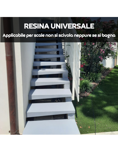 Resina Pavimenti Grigio Cemento Opaco Ral 7040...