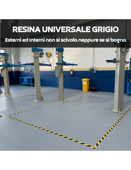 Resina Pavimenti Grigio Cemento Opaco Similare Ral 7040 Garage Officine Appartamenti Terrazze Piscine Docce