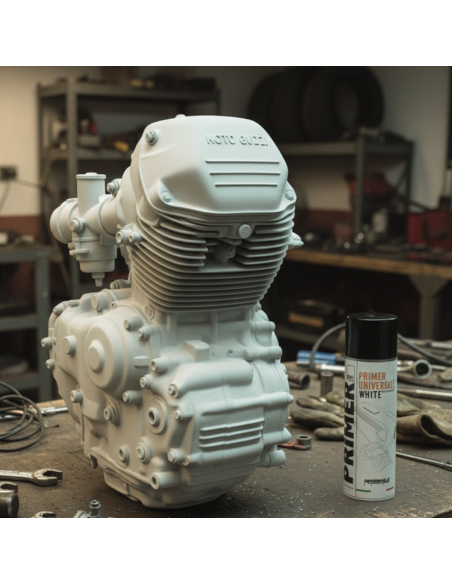 PRIMER BIANCO Spray Motore e Pinze Freni Alta Temperatura - 400ml