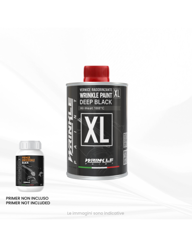 Wrinkle-Lack XL Schwarz Ferrari Hochtemperatur-Motor - 500gr
