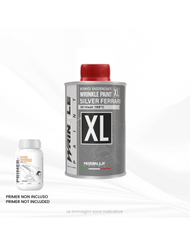 Peinture Vermiculée Gris Argent Ferrari XL (Metal Gray) Haute Température - 500g