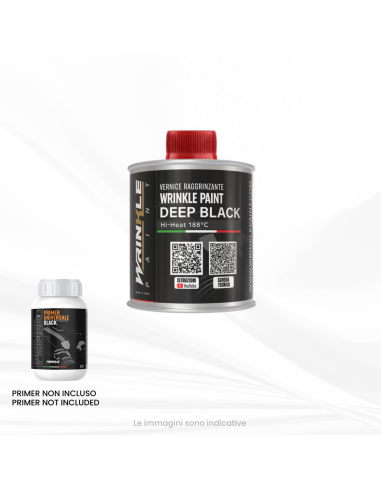 Peinture Vermiculée Noir Profond Harley Davidson Haute Température Moteur - 250g