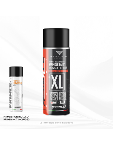 Vernice Raggrinzante Spray Rosso Maserati XL Alta Temperatura Motore - 400ml