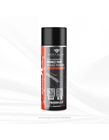 Peinture Vermiculée en Aérosol Rouge Ferrari VHT Wrinkle Paint - 400ml