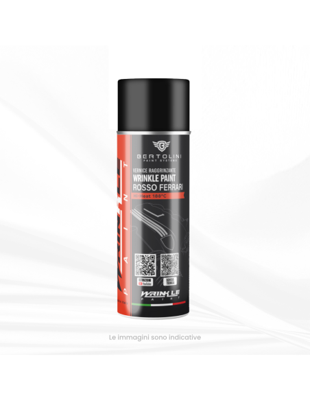 Wrinkle Spray Paint Ferrari Red High-Temperature for Engine - 400ml