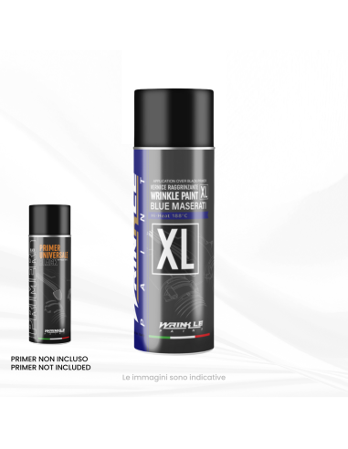 Wrinkle Paint Spray Blue Maserati XL High Heat  - 400ml