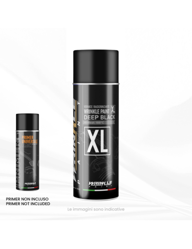Original Ferrari Black XL Wrinkle Paint Spray High Temperature - 400ml