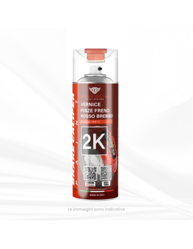 Rosso lucido Spray 2K - Vernice Spray Pinze E...