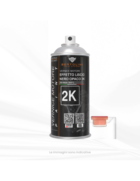 Spray 2K Engine And Brake Caliper Paint Black Satin - 400ml
