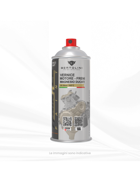 Engine Spray Paint Magnesium Ducati 1K High Heat - 400ML