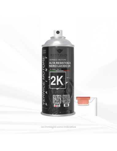 NEGRO BRILLANTE 2K - Pintura para Motor Spray...