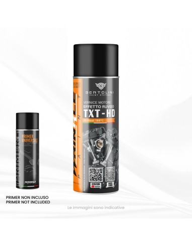 Negro Mate Texturizado - Spray Pintura Motor Alta Temperatura Efecto Gofrado - 400ml
