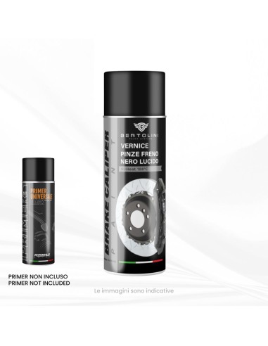 VERNICE SPRAY PINZE FRENO NERO LUCIDO 1K ALTA TEMPERATURA