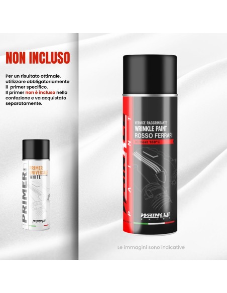 Peinture Vermiculée en Aérosol Rouge Ferrari VHT Wrinkle Paint - 400ml