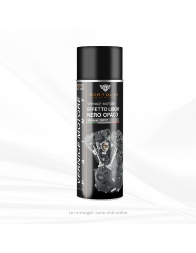 NOIR MAT 1K - Peinture Moteur Spray Haute Température - 400Ml