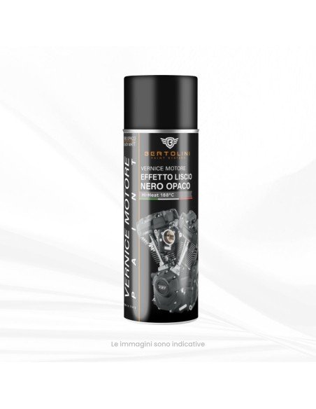 MATTSCHWARZ 1K - Hochtemperatur-Motorlack Spray - 400ml