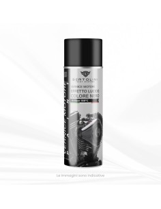 Glossy Black 1K Engine Spray Paint High Temperature - 400ml